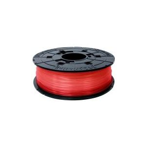 XYZprinting 1,75 mm filament PLA transparant rood 0,6 kg (Cartridge)