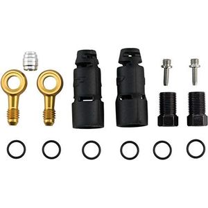 Jagwire Pro Quick-Fit Adapter-Avid XX Banjo Koppelingsset, uniseks, volwassenen, zwart
