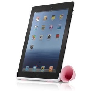 Bone LF12021 luidspreker voor iPad / iPad2 roze/wit
