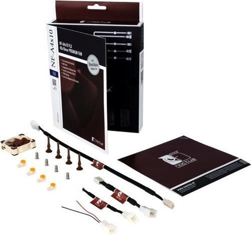 Noctua - NF-A4x10 FLX - Ventilator - Bruin - 40 mm