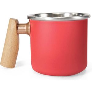 Emaille mok - Camp Mug Drinkbeker - Kalas serie - 400ml - Kleur rood