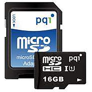 PQI MicroSDHC 16GB flashgeheugen Klasse 10
