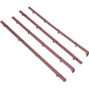 Mesh-Strips - Rood - Voor BitFenix Shinobi Midi-Tower - Set van Vier