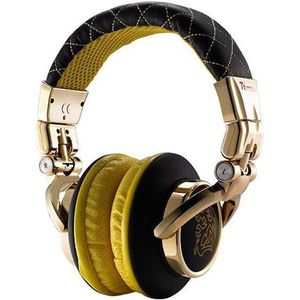 Thermaltake DRACCO Handtekening (Bedraad), Koptelefoon, Zwart, Geel, Goud