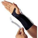 Polsbrace - Zwart - Elastisch - Met Verwijderbare Spalk