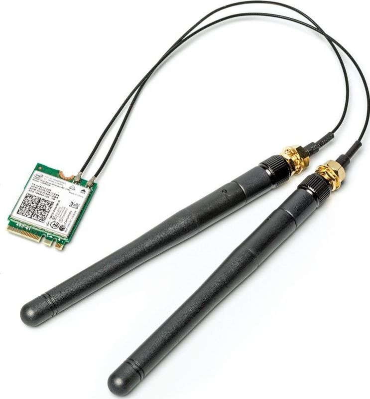 ASRock - DeskMini WiFi Kit - Netwerkadapter - WiFi, Bluetooth - Inclusief M.2 Module en Antennes