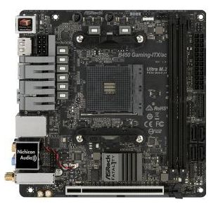 ASRock B450 Gaming-ITX/AC - Mini-ITX Moederbord - AMD AM4 Socket