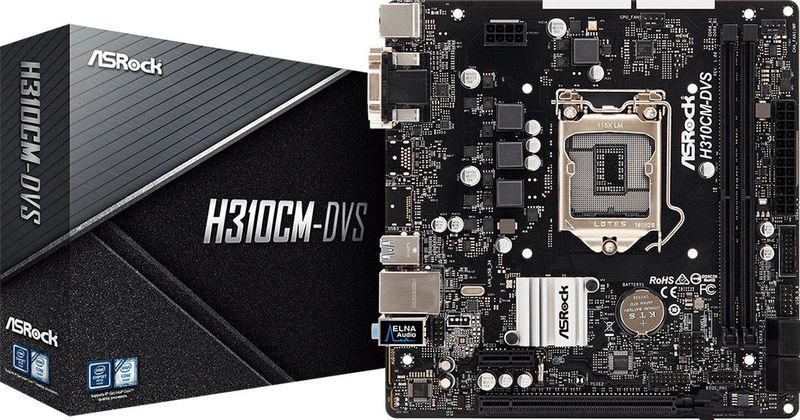 MB Intel 1151 ASRock H310CM-DVS CL