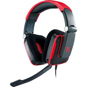 Thermaltake Tt eSPORTS SHOCK Hoofdtelefoon (Bedraad), Gaming headset, Rood