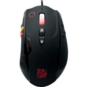Tt eSPORTS MO-VLS-WDLOBK-01 Muis rechts USB Type-A Laser 8200 DPI (Bedraad), Muis, Zwart