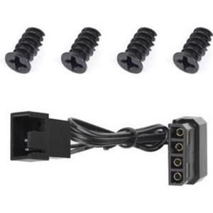 Thermaltake - PURE 12 LED - Ventilator - Rood - 120 x 120 x 25 mm