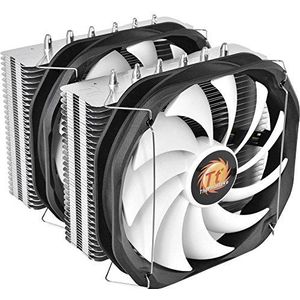 Thermaltake Frio Extreme Silent 14 Dubbele Processor Koeler, Metallic, Processorkoeler, Zwart