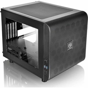 Thermaltake - Core V21 - Micro ATX Tower - Zwart - Behuizing - Stapelbaar