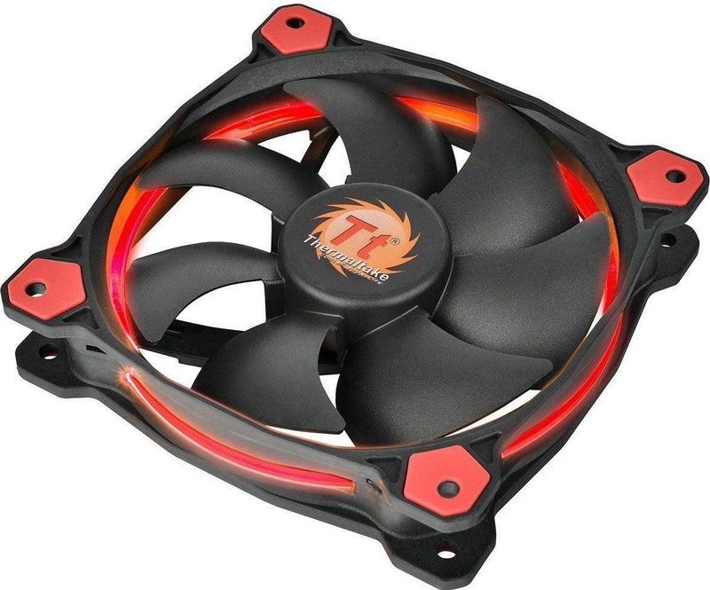 Thermaltake - Riing 14 LED - Ventilator - Rood - 140mm