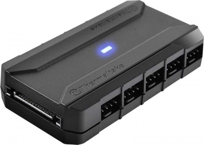 Thermaltake - Commander FP - PWM-Ventilatorhub - Blauw - SATA-Aansluiting