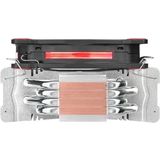 Thermaltake - Riing Silent 12 - Processorkoeler - Zwart - Rood - Zilver