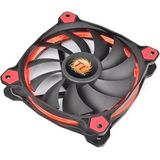 Thermaltake - Riing Silent 12 - Processorkoeler - Zwart - Rood - Zilver