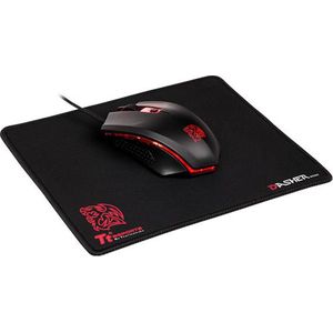 Thermaltake - Talon X - Muis - Zwart, Rood - Bedraad - AVAGO 3050 Sensor tot 3200 DPI