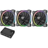 Thermaltake - Riing 12 - Ventilator - Zwart - Set van 3