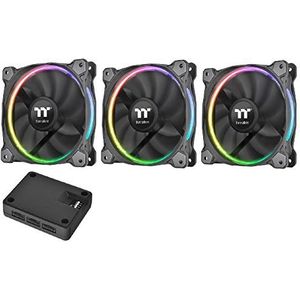 Thermaltake - Riing 12 - Ventilator - Zwart - Set van 3