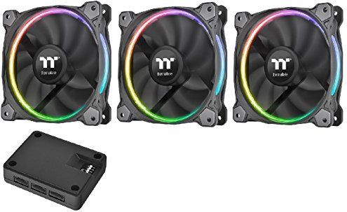 Thermaltake - Riing 12 - Ventilator - Zwart - Set van 3