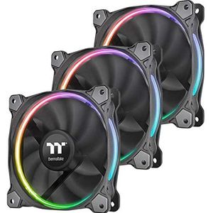 Thermaltake - Riing 14 RGB LED Fan TT Premium Edition - Set van 3 - Veelkleurig - 140 mm
