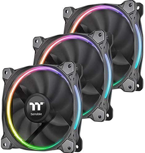 Thermaltake - Riing 14 RGB LED Fan TT Premium Edition - Set van 3 - Veelkleurig - 140 mm