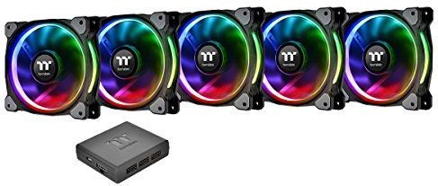 Thermaltake - Riing Plus 12 RGB - PC Ventilator - Zwart - 120 mm - 5 Stuks