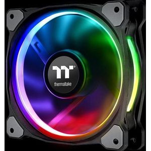 PC-ventilator Thermaltake 5 stuk(s) RIING PLUS 14 LED RGB (b x h x d) 140 x 140 x 25 mm