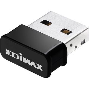 Draadloze USB-Adapter AC1200 2.4/5 GHz (Dual Band) Wi-Fi Zwart/Aluminium Edimax