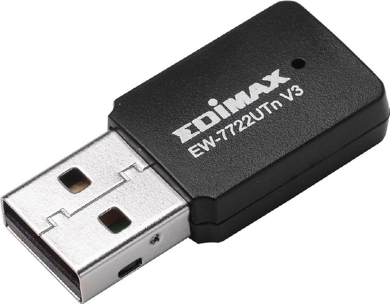 Edimax - EW-7722UTn V3 - WLAN / Wi-Fi Dongle - N300 / 300 Mbps