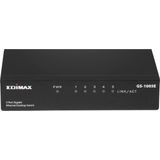 Edimax - GS-1005E - Netwerkschakelaar - Zwart - 5 Poorten - Gigabit
