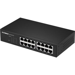 EDiMAX GS-1016 V2 Netwerkschakelaar Managed Gigabit Ethernet (10/100/1000) zwart