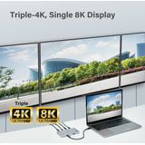 Edimax - TD-405BP - Thunderbolt 4 Mini Docking Station - Zwart - 5-in-1, 40 Gbit/s, 85 W