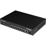 Edimax - GS-5210PLG - 10-Port Gigabit PoE+ Web Smart Switch - Zwart - 100 Watt