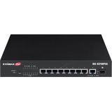 Edimax - GS-5210PLG - 10-Port Gigabit PoE+ Web Smart Switch - Zwart - 100 Watt