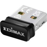 edimax Draadloze AC600 Wi-Fi 5 Nano USB-adapter EW-7811ULC (USB), Netwerkadapter, Zwart, Grijs