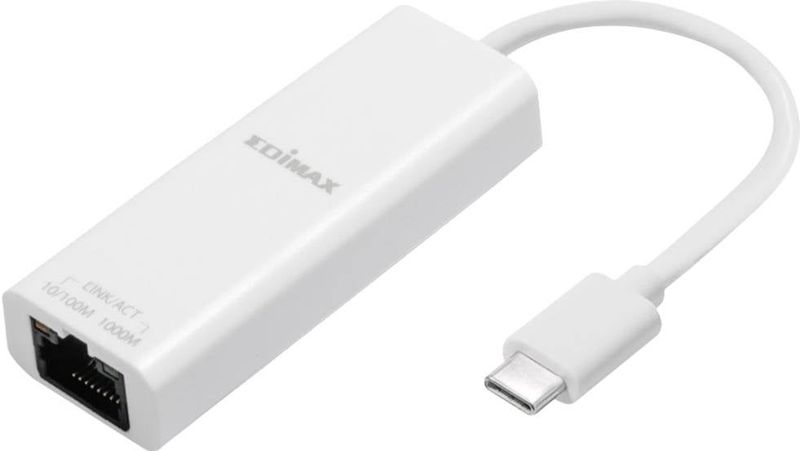 EDIMAX EU-4306C Netwerkadapter - USB-C - RJ45 - 10/100/1000 MBit/s
