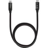 Edimax UC4 Series - USB-C - 24 pin USB-C (M) zu 24 pin USB-C (M) - USB4 / Thunderbolt 3 - 1 m - bis zu 40 Gbps Datentransferrate
