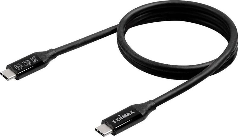 EDIMAX - UC4-serie USB4 Thunderbolt 3-kabel - 1m - Type C - 40Gbps
