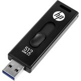 HP x911w USB SSD 3.2 Flash Drive 512GB, 410MB/s Read Speed, 300MB/s Write Speed, Push and Pull design