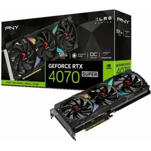 PNY - RTX 4070 Super VERTO - Videokaart - 12 GB - Zwart - NVIDIA Ada Lovelace