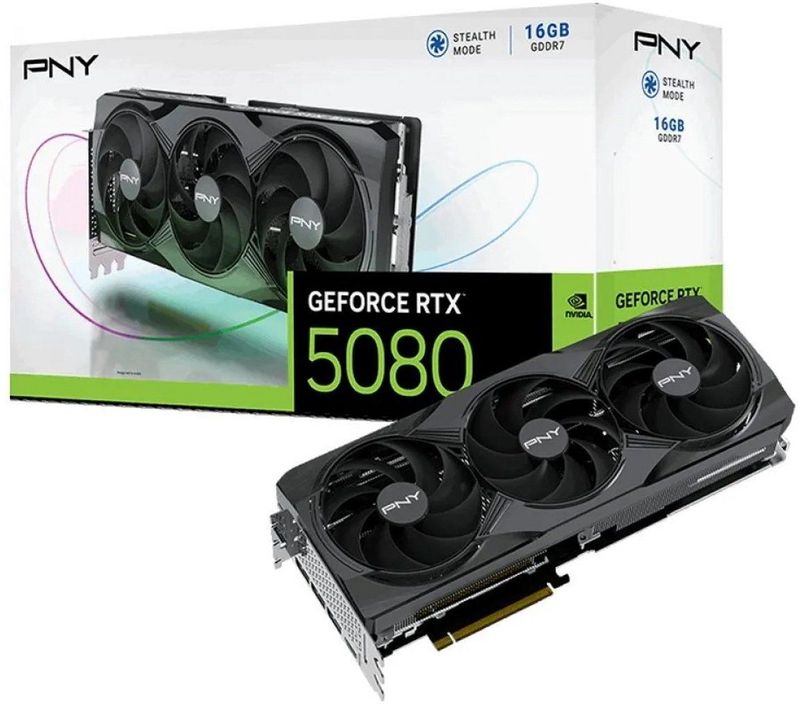 Pny - Rtx 5080 Stc Oc - Grafische Kaart - 16GB Gddr7