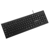 Tacens Anima AK0ES toetsenbord Kantoor USB QWERTY Spaans Zwart
