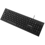 Tacens Anima AK0ES toetsenbord Kantoor USB QWERTY Spaans Zwart