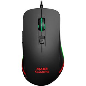 MARS GAMING - MM118 - Muismodel - Zwart - Optisch - 9800 DPI
