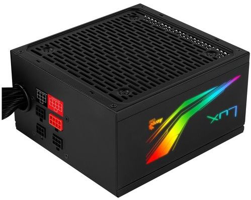Aerocool LUX RGB 550M power supply unit 550 W 20+4 pin ATX Zwart