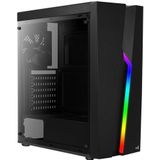 Aerocool - Bolt - PC-Behuizing - Zwart - RGB-LED - Acrylglas