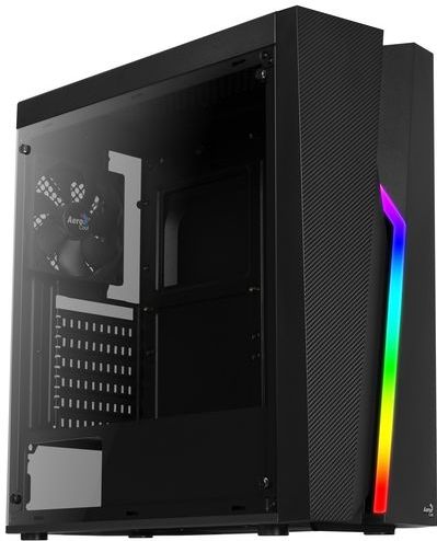 Aerocool - Bolt - PC-Behuizing - Zwart - RGB-LED - Acrylglas