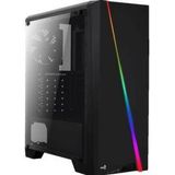 AeroCool - Cylon Pro - PC-behuizing - Zwart - Gehard Glas - RGB LED Verlichting